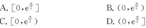函数f(x)=exsin x在区间上的值域为 ( ). 函数f(x)=exsin x在区间上的值域为 ( ).