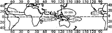 读全球台风发生区域分布图,回答:世界上台风发生最频繁的地区位于A.太平洋东部B.太平洋西部C.大西洋西部D.印度洋北部 读全球台风发生区域分布图,回答:世界上台风发生最频繁的地区位于A.太平洋东部B.太平洋西部C.大西洋西部D.印度洋北部