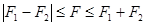 F1、F2的合力为F,已知F1=20N,F=28N,那么F2的取值可能是 ( )A.40NB.70NC.100ND.6N F1、F2的合力为F,已知F1=20N,F=28N,那么F2的取值可能是 ( )A.40NB.70NC.100ND.6N