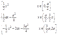 等腰梯形ABCD的两底分别为AD=2a,BC=a,∠BAD=45°,作直线MN⊥AD交AD于M,交折线ABCD于N,记AM=x,试将梯形ABCD位于直线MN左侧 等腰梯形ABCD的两底分别为AD=2a,BC=a,∠BAD=45°,作直线MN⊥AD交AD于M,交折线ABCD于N,记AM=x,试将梯形ABCD位于直线MN左侧