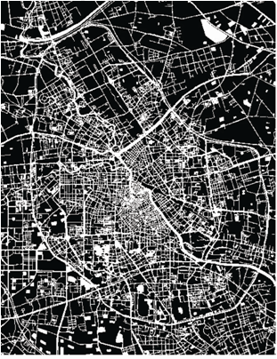下图为某地区城市道路纹路图,读图回答下列问题。小题1:从城市道路纹路分析,该城市的地形最有可能是A.平原B.山区C.高原D.丘陵小题2:该城市实行“公交优先”的 下图为某地区城市道路纹路图,读图回答下列问题。小题1:从城市道路纹路分析,该城市的地形最有可能是A.平原B.山区C.高原D.丘陵小题2:该城市实行“公交优先”的
