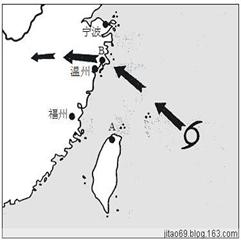 2004年8月12日20时,台风“云娜”在B地登陆。13日,该台风减弱并向江西省移去。我国气象部门利用气象卫星、多普 2004年8月12日20时,台风“云娜”在B地登陆。13日,该台风减弱并向江西省移去。我国气象部门利用气象卫星、多普
