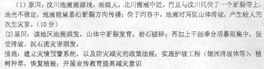 当今世界,由于自然和人文原因自然灾害发生的频度和成灾的强度不断增高,读下列材料回答问题材料 2008年5月12号四川汶川发生了里氏8.0级地震,震中位于汶川映秀 当今世界,由于自然和人文原因自然灾害发生的频度和成灾的强度不断增高,读下列材料回答问题材料 2008年5月12号四川汶川发生了里氏8.0级地震,震中位于汶川映秀