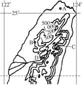 读“某地区等高线地图”,完成下列问题。(1)1999年9月21日D处发生里氏7.6级地震,距震中较远的A城市有幢高大建筑物倒塌,原因是_____________ 读“某地区等高线地图”,完成下列问题。(1)1999年9月21日D处发生里氏7.6级地震,距震中较远的A城市有幢高大建筑物倒塌,原因是_____________