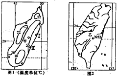 图1和图2分别是甲岛7月等温线分布示意图和乙岛水系分布示意图,读图回答下列问题甲、乙两岛面积较大的是岛;图2中a、b两小岛之间最短距离约为千米。 图1和图2分别是甲岛7月等温线分布示意图和乙岛水系分布示意图,读图回答下列问题甲、乙两岛面积较大的是岛;图2中a、b两小岛之间最短距离约为千米。