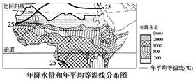 结合某区域地图,回答题。小题1:影响①地年平均等温线弯曲的因素是( )A.地形B.洋流C.沙漠 D.纬度小题2:有关该区域的叙述,不正确的是( )A.东非大裂谷 结合某区域地图,回答题。小题1:影响①地年平均等温线弯曲的因素是( )A.地形B.洋流C.沙漠 D.纬度小题2:有关该区域的叙述,不正确的是( )A.东非大裂谷