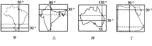 读图,完成题。小题1:上述四幅图中,比例尺最大的一幅是A.甲B.乙C.丙D.丁小题2:有关图中四个国家自然地理特征的叙述,不正确的是A.甲国地势西高东低,高原面 读图,完成题。小题1:上述四幅图中,比例尺最大的一幅是A.甲B.乙C.丙D.丁小题2:有关图中四个国家自然地理特征的叙述,不正确的是A.甲国地势西高东低,高原面