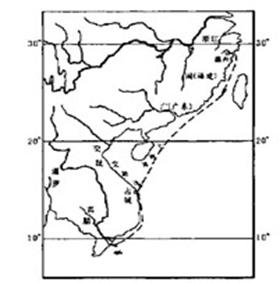 2004全国一卷 >(元)记载:①白温州开船,西南行,历闽、广海外诸州港口,过七洲洋,经交趾洋到占城。又自占城顶风可半月 2004全国一卷 >(元)记载:①白温州开船,西南行,历闽、广海外诸州港口,过七洲洋,经交趾洋到占城。又自占城顶风可半月