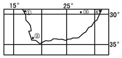 读下图,完成题小题1:上图示意的四个城市中,某气候特点与下表统计数据相符的是 月份123456789101112气温(℃)22.520.118.516.214. 读下图,完成题小题1:上图示意的四个城市中,某气候特点与下表统计数据相符的是 月份123456789101112气温(℃)22.520.118.516.214.