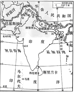 比较南亚地区印度半岛和东南亚中南半岛,完成下表。图1南亚地区印度半岛图图2东南亚中南半岛图 比较南亚地区印度半岛和东南亚中南半岛,完成下表。图1南亚地区印度半岛图图2东南亚中南半岛图