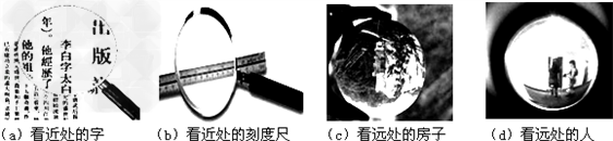 透镜去观察近处或远处物体,所成像如图所示,其中对应的透镜为凹透镜的是 透镜去观察近处或远处物体,所成像如图所示,其中对应的透镜为凹透镜的是