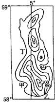 读图,完成问题。小题1:图示岛屿的气候特点与日本比,其共同点是A.具有明显的海洋性B.最冷月均温在0℃以下C.降水季节变化明显D.雨热同期小题2:图中甲、乙、丙 读图,完成问题。小题1:图示岛屿的气候特点与日本比,其共同点是A.具有明显的海洋性B.最冷月均温在0℃以下C.降水季节变化明显D.雨热同期小题2:图中甲、乙、丙