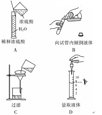 下列实验操作正确的是( )。 下列实验操作正确的是( )。
