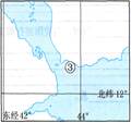 下面是世界四个著名的海峡或运河图,读图回答问题。小题1:扼守世界“石油宝库”海运出口的海峡是( )A.①B.②C.③D.④小题2:作为两大洲分界的是 ()A.① 下面是世界四个著名的海峡或运河图,读图回答问题。小题1:扼守世界“石油宝库”海运出口的海峡是( )A.①B.②C.③D.④小题2:作为两大洲分界的是 ()A.①