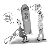 按照家电下乡政策文件,2012年将是家电下乡政策实施的最后一年。家电下乡政策有利的促进消费,拉动经济发展,但在“家电下乡”中也存在一些问题。回答问题小题1:漫画 按照家电下乡政策文件,2012年将是家电下乡政策实施的最后一年。家电下乡政策有利的促进消费,拉动经济发展,但在“家电下乡”中也存在一些问题。回答问题小题1:漫画