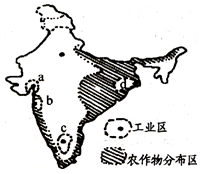 读材料并结合下图回答。2005年7月底,印度孟买地区经历了一次历史上最大的降水工程,死亡人数突破1000人。灾民达2000多万。经济损失达lO0亿美元 读材料并结合下图回答。2005年7月底,印度孟买地区经历了一次历史上最大的降水工程,死亡人数突破1000人。灾民达2000多万。经济损失达lO0亿美元