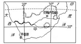 读下面“世界某区域图”,回答问题。小题1:甲国的地理位置十分重要,具体表现为A.位于大陆的内陆,东西南北交通的必经之地B.位于重要地理事物的交汇处,最短航线的必 读下面“世界某区域图”,回答问题。小题1:甲国的地理位置十分重要,具体表现为A.位于大陆的内陆,东西南北交通的必经之地B.位于重要地理事物的交汇处,最短航线的必
