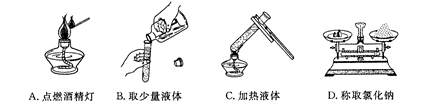 下图所示的实验操作,正确的是 下图所示的实验操作,正确的是