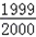 已知:|x1﹣1|+2+|x3﹣3|3+4+…+|x1999﹣1999|1999+2000=0求的值 已知:|x1﹣1|+2+|x3﹣3|3+4+…+|x1999﹣1999|1999+2000=0求的值