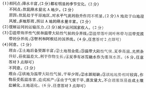 材料一图为拉丁美洲地形图与虚线区域内的年降水量分布图,表为坎昆和图中A地的降水量统计资料。表:坎 材料一图为拉丁美洲地形图与虚线区域内的年降水量分布图,表为坎昆和图中A地的降水量统计资料。表:坎