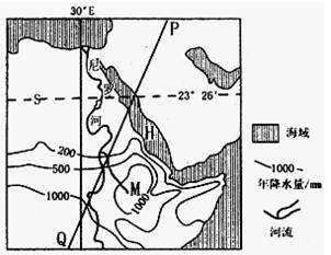 下图为世界某区域简图,读图回答下列问题。M地年降水量比周围地区。其影响因素是。分析尼罗河三角洲形成的主要原因。请说明 下图为世界某区域简图,读图回答下列问题。M地年降水量比周围地区。其影响因素是。分析尼罗河三角洲形成的主要原因。请说明