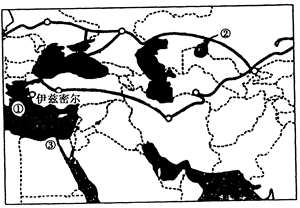 下图是西亚及其周边地区图。读图完成下列要求。填空:图1中的①是_________海。③是_________运河。图2中反映伊兹密尔气候特征是_______ 下图是西亚及其周边地区图。读图完成下列要求。填空:图1中的①是_________海。③是_________运河。图2中反映伊兹密尔气候特征是_______
