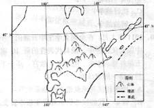 关于图所示区域地理特征的叙述,错误的是A.全年盛行西风,属温带海洋性气候B.位于板块消亡边界,多火山地震C.附近海域渔业资源丰富D.年降水量岛屿东岸比西岸多 关于图所示区域地理特征的叙述,错误的是A.全年盛行西风,属温带海洋性气候B.位于板块消亡边界,多火山地震C.附近海域渔业资源丰富D.年降水量岛屿东岸比西岸多