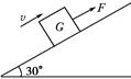 如图所示,斜面倾角θ=30°,物体重G=100N,与斜面间的动摩擦因数为μ=0.2,用平行于斜面向上的拉力F拉物体使其沿斜面向上匀速运动,求拉力F的大小。 如图所示,斜面倾角θ=30°,物体重G=100N,与斜面间的动摩擦因数为μ=0.2,用平行于斜面向上的拉力F拉物体使其沿斜面向上匀速运动,求拉力F的大小。