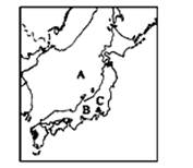 读“日本图”,回答下列问题。写出图中字母所代表的地理事物名称。海洋:A。岛屿:B。山峰:C。日本的工业分布特点是集中在沿岸和濑户内海沿岸。( 读“日本图”,回答下列问题。写出图中字母所代表的地理事物名称。海洋:A。岛屿:B。山峰:C。日本的工业分布特点是集中在沿岸和濑户内海沿岸。(