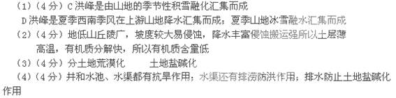图为世界某区域地图,左侧是图1中局部区域某地理要素的放大图,图2是图1中①②③三地的气温曲线和降水柱状图,读后回答:阐释图1中A处河流流量过程线 图为世界某区域地图,左侧是图1中局部区域某地理要素的放大图,图2是图1中①②③三地的气温曲线和降水柱状图,读后回答:阐释图1中A处河流流量过程线
