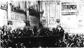 图示为1871年巴黎公社成立,但是第一个无产阶级政权存在的时间只有两个月左右,巴黎公社失败的根本原因是A.法国无产阶级当时没有本阶级的政党B.公社未能及时向凡尔 图示为1871年巴黎公社成立,但是第一个无产阶级政权存在的时间只有两个月左右,巴黎公社失败的根本原因是A.法国无产阶级当时没有本阶级的政党B.公社未能及时向凡尔