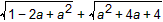 当|a|≤1时,化简=。 当|a|≤1时,化简=。