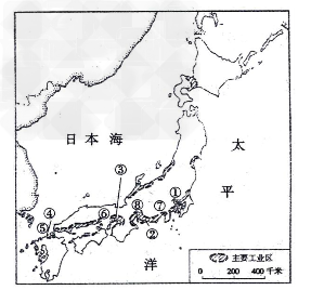 读“日本工业分布图”,回答下列问题。工业区: ①_______工业区;②_______工业区;③_______工业区;④_ 读“日本工业分布图”,回答下列问题。工业区: ①_______工业区;②_______工业区;③_______工业区;④_