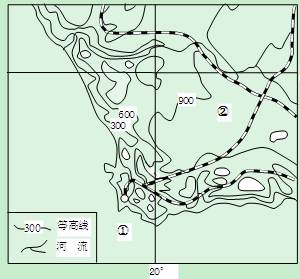 读图,完成下列问题。简述该区域的地理位置及地形特征。简析①海区不利于航运的主要因素及原因。分析适合②地发展的农业地域类型及区 读图,完成下列问题。简述该区域的地理位置及地形特征。简析①海区不利于航运的主要因素及原因。分析适合②地发展的农业地域类型及区