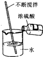 下列实验操作正确的是A.取液体药品B.加热液体C.稀释浓硫酸D.铁丝在氧气中燃烧 魔方格