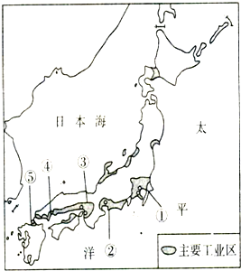读“日本工业分布图”回答下列问题日本海岸线曲折,多优良港湾,这对日本的渔业、______业、______运输和对外经济联系十分有利.日本的工业集中分 魔方格