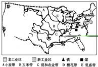 读美国本土图,完成下列各题。一艘客轮走是最近的路线从①城—大西洋—__________—太平洋—②城。图中农业带反映了美国农业地域生产的______ 读美国本土图,完成下列各题。一艘客轮走是最近的路线从①城—大西洋—__________—太平洋—②城。图中农业带反映了美国农业地域生产的______