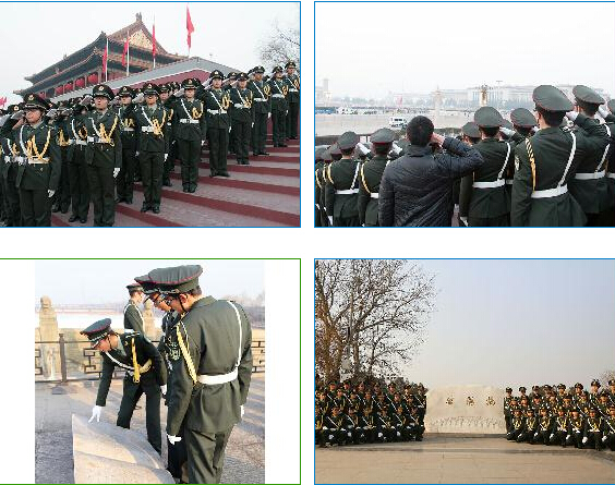 中国农业大学国旗班到天安门广场观礼升旗仪式 中国农业大学国旗班到天安门广场观礼升旗仪式