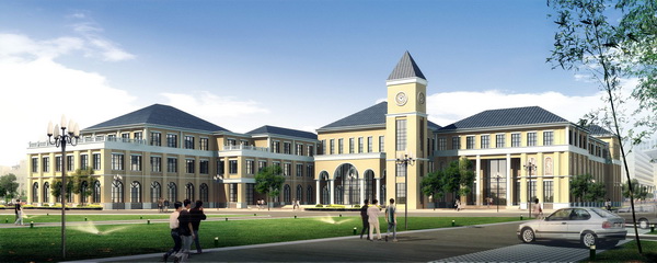 首师大科德学院图书馆工程开工动土 首师大科德学院图书馆工程开工动土