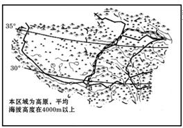 读我国某区域图回答11——12题。小题1:区域突出的自然特征是A.高寒B.干旱C.暖湿D.干热小题2:区域需要防治的环境问题是A.荒漠化B.沼泽化C.盐碱化D. 读我国某区域图回答11——12题。小题1:区域突出的自然特征是A.高寒B.干旱C.暖湿D.干热小题2:区域需要防治的环境问题是A.荒漠化B.沼泽化C.盐碱化D.