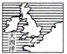 下列四幅图中,表示马六甲海峡的是A.B.C.D. 魔方格