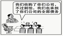下面漫画反映的经济现象是_____,它在经济活动中的作用是_______。A.企业倒闭一定能起到以优带劣的作用B.强强联合有利于增强竞争力C.企业兼并有利于增强 下面漫画反映的经济现象是_____,它在经济活动中的作用是_______。A.企业倒闭一定能起到以优带劣的作用B.强强联合有利于增强竞争力C.企业兼并有利于增强