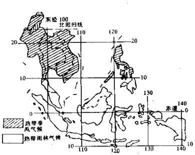 读“东南亚气候分布图”和“气温曲线、降水柱状图”,下图,完成小题中南半岛气候马来群岛气候小题1:东南亚的主要气候类型是A.温带季风气候和亚热带季风气候B.热带草 读“东南亚气候分布图”和“气温曲线、降水柱状图”,下图,完成小题中南半岛气候马来群岛气候小题1:东南亚的主要气候类型是A.温带季风气候和亚热带季风气候B.热带草