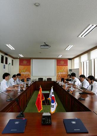 首都师范大学科德学院董事长率团访韩国中部大学 首都师范大学科德学院董事长率团访韩国中部大学