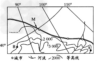 下图是我国某地区等高线示意图。读图回答问题。M线是我国的_______能源调配工程,其输送的能源和工程选线的主要因素各是什么?____ 下图是我国某地区等高线示意图。读图回答问题。M线是我国的_______能源调配工程,其输送的能源和工程选线的主要因素各是什么?____