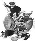 漫画《列宁清扫地球》形象生动地展现了俄国十月革命这一人类历史上的重要事件。下列对此漫画的描述不正确的是A.赞扬了列宁领导十月革命的伟大功绩B.十月革命建立了人类 漫画《列宁清扫地球》形象生动地展现了俄国十月革命这一人类历史上的重要事件。下列对此漫画的描述不正确的是A.赞扬了列宁领导十月革命的伟大功绩B.十月革命建立了人类