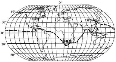 为了人类和平利用海洋资源,2005年4月2日11时50分,我国环球科学考察船“大洋一号” 在青岛起航,依次航经太平洋、大西洋、印度洋,首次独立执行环球大洋科学考 为了人类和平利用海洋资源,2005年4月2日11时50分,我国环球科学考察船“大洋一号” 在青岛起航,依次航经太平洋、大西洋、印度洋,首次独立执行环球大洋科学考