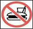 Which sign means ‘No eating or drinking’?A.B.C.D. Which sign means ‘No eating or drinking’?A.B.C.D.