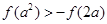 已知奇函数f(x)为R上的减函数,则关于a的不等式f(a2)+f(2a)>0的解集是 ( )A.(-2,0)B.(0,2)C.(-2,0)∪(0,2)D.(-∞ 已知奇函数f(x)为R上的减函数,则关于a的不等式f(a2)+f(2a)>0的解集是 ( )A.(-2,0)B.(0,2)C.(-2,0)∪(0,2)D.(-∞