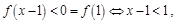 若是偶函数,且当时,f (x) = x-1,则f (x-1) < 0的解集是A.{x |-1 < x < 0} B.{x | x < 若是偶函数,且当时,f (x) = x-1,则f (x-1) < 0的解集是A.{x |-1 < x < 0} B.{x | x <